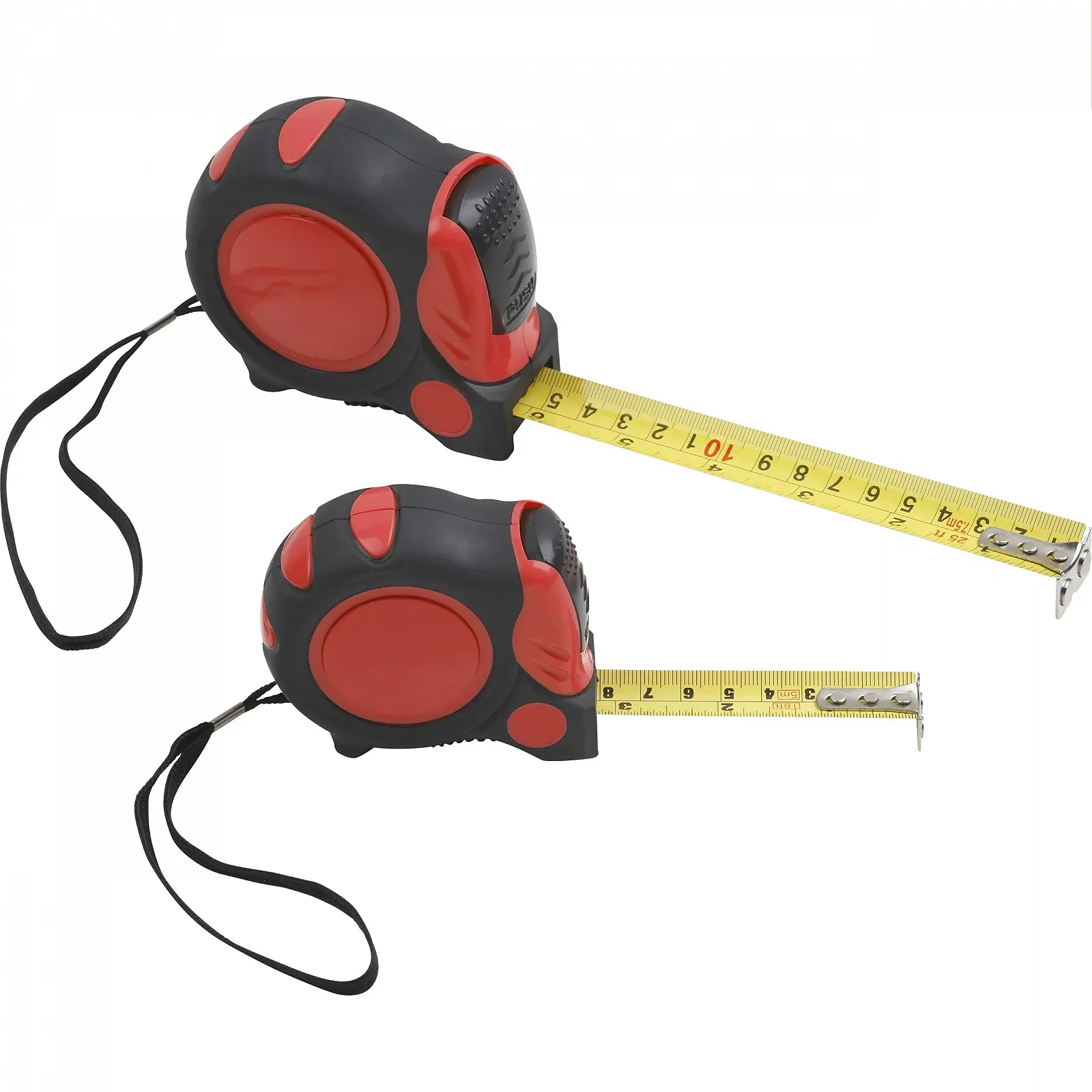 Рулетка Meistercraft Набор 2 штуки 5 м & 7.5 м Магнитный концевой крючок Автоматическая функция катушки Точная шкала в метрах и дюймах, фото №1