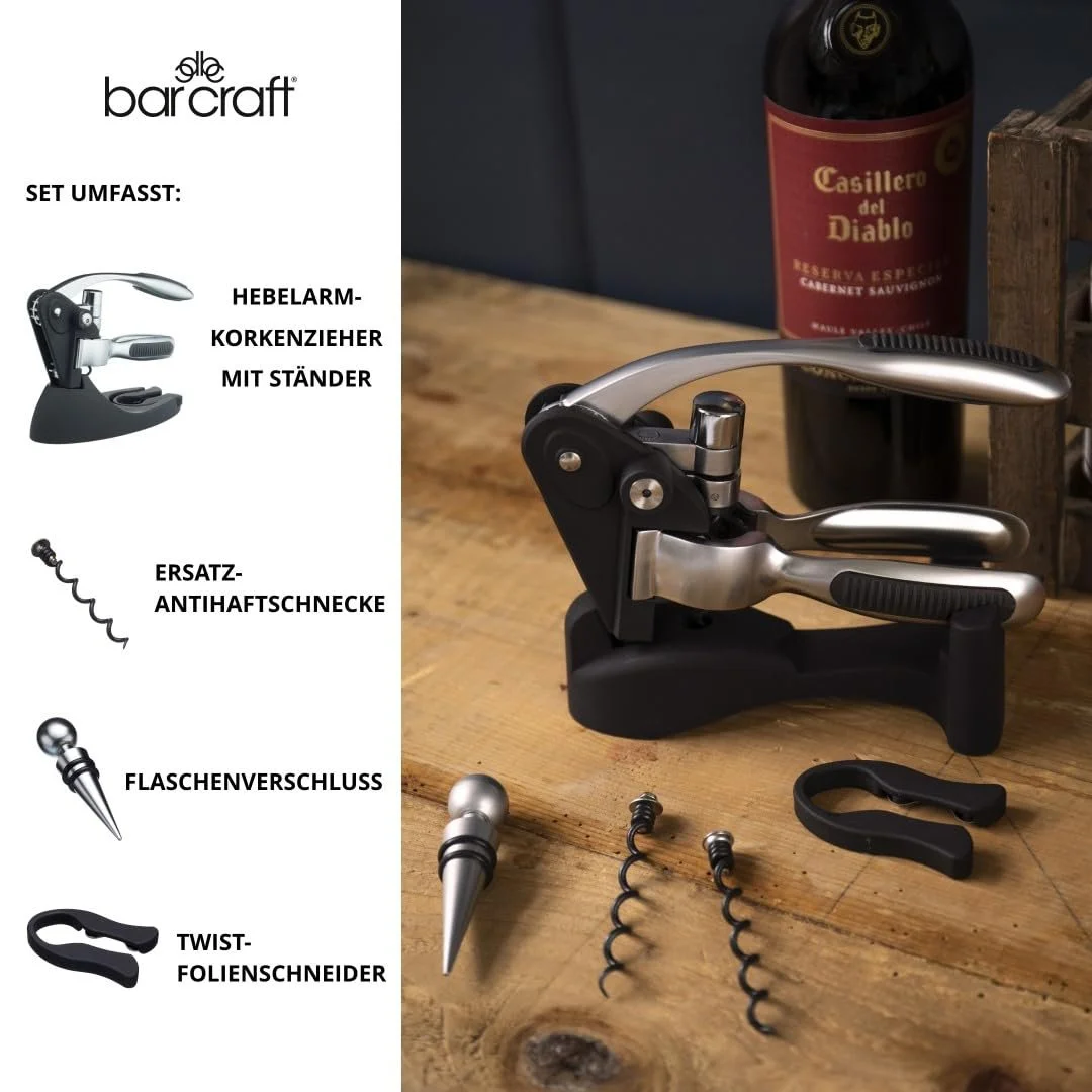 Штопор Bar Craft Connoisseur с рычагом, фото №5