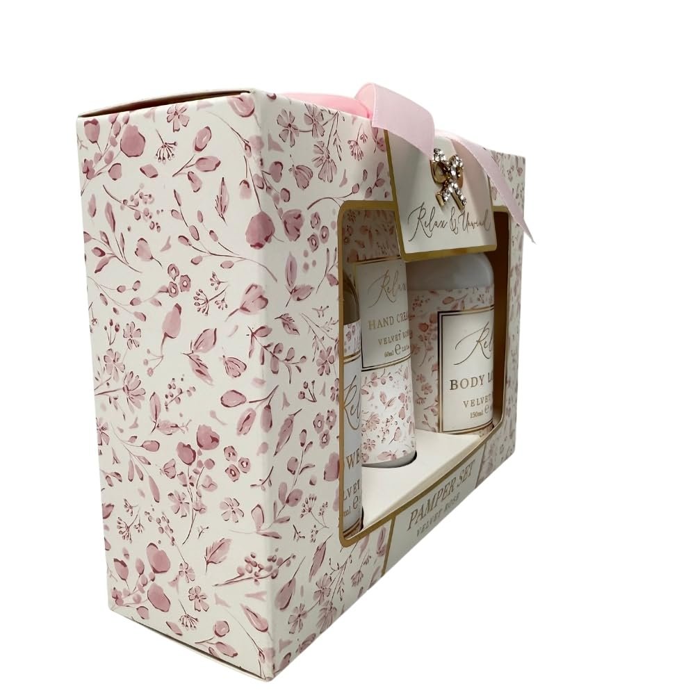 Подарунковий набір для душу та ванни HTUK Relax & Unwind Velvet Rose Pampering Set, фото №4 Подарунковий набір для душу та ванни HTUK Relax & Unwind Velvet Rose Pampering Set, фото №4