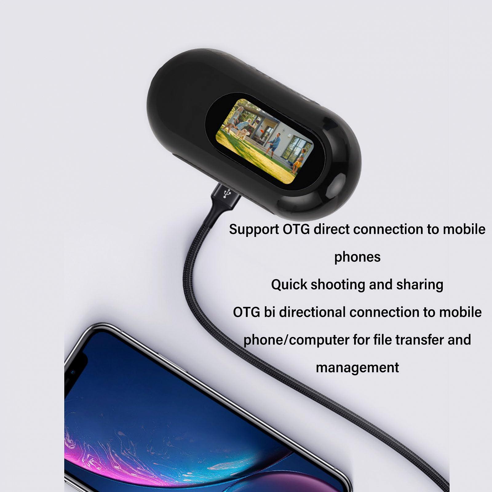 Камера Bewinner Small Action Camera 1080P HD с клипсой Черный, фото №3 Камера Bewinner Small Action Camera 1080P HD с клипсой Черный, фото №3