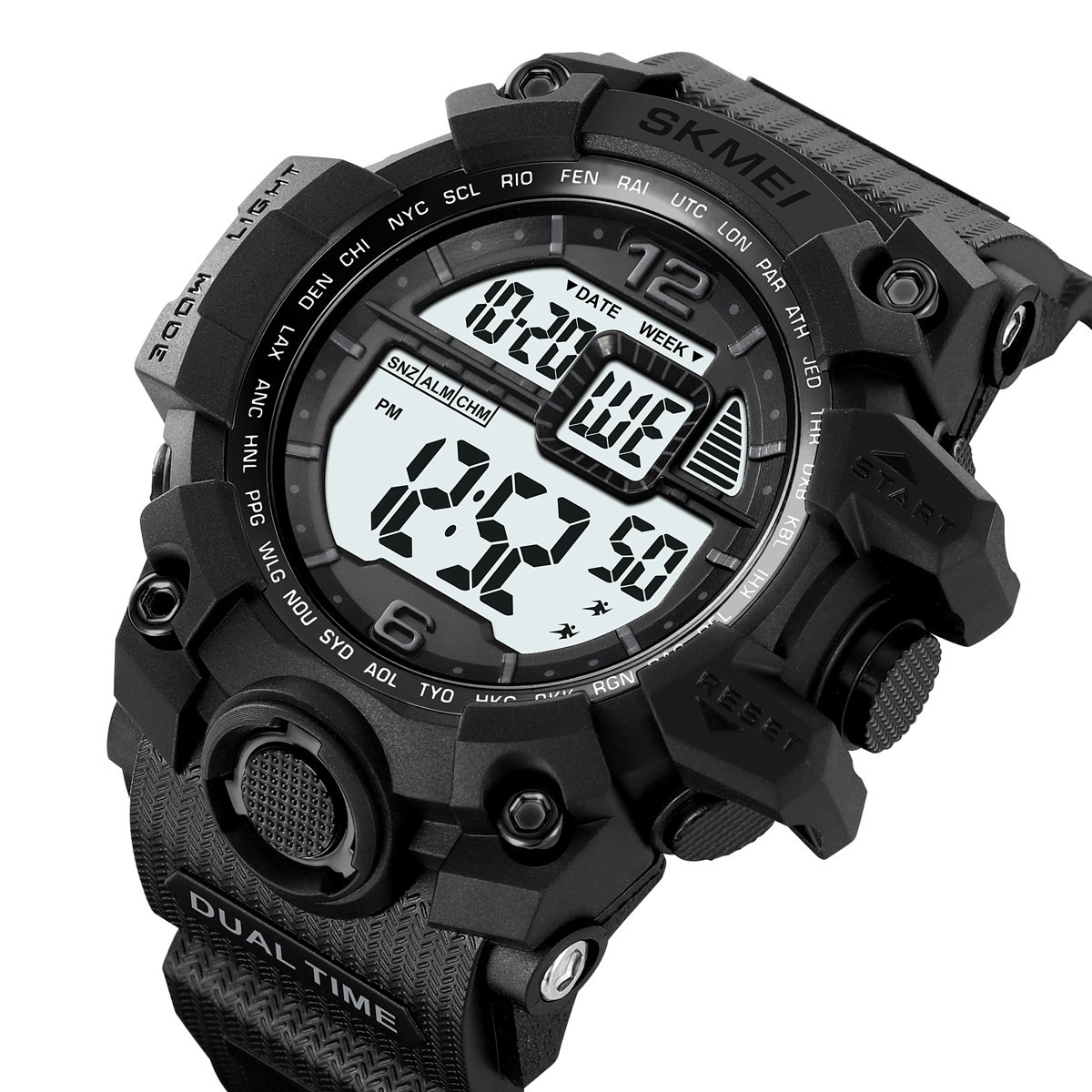 Годинник Skmei 2245BKWT Black-White, фото №3