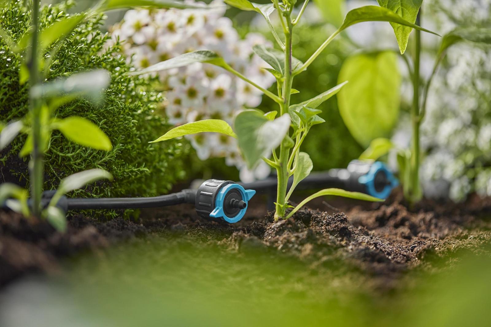 Крапельниця рядна Gardena Micro-Drip System 13314-20 регульована 1-8 л/год, фото №6