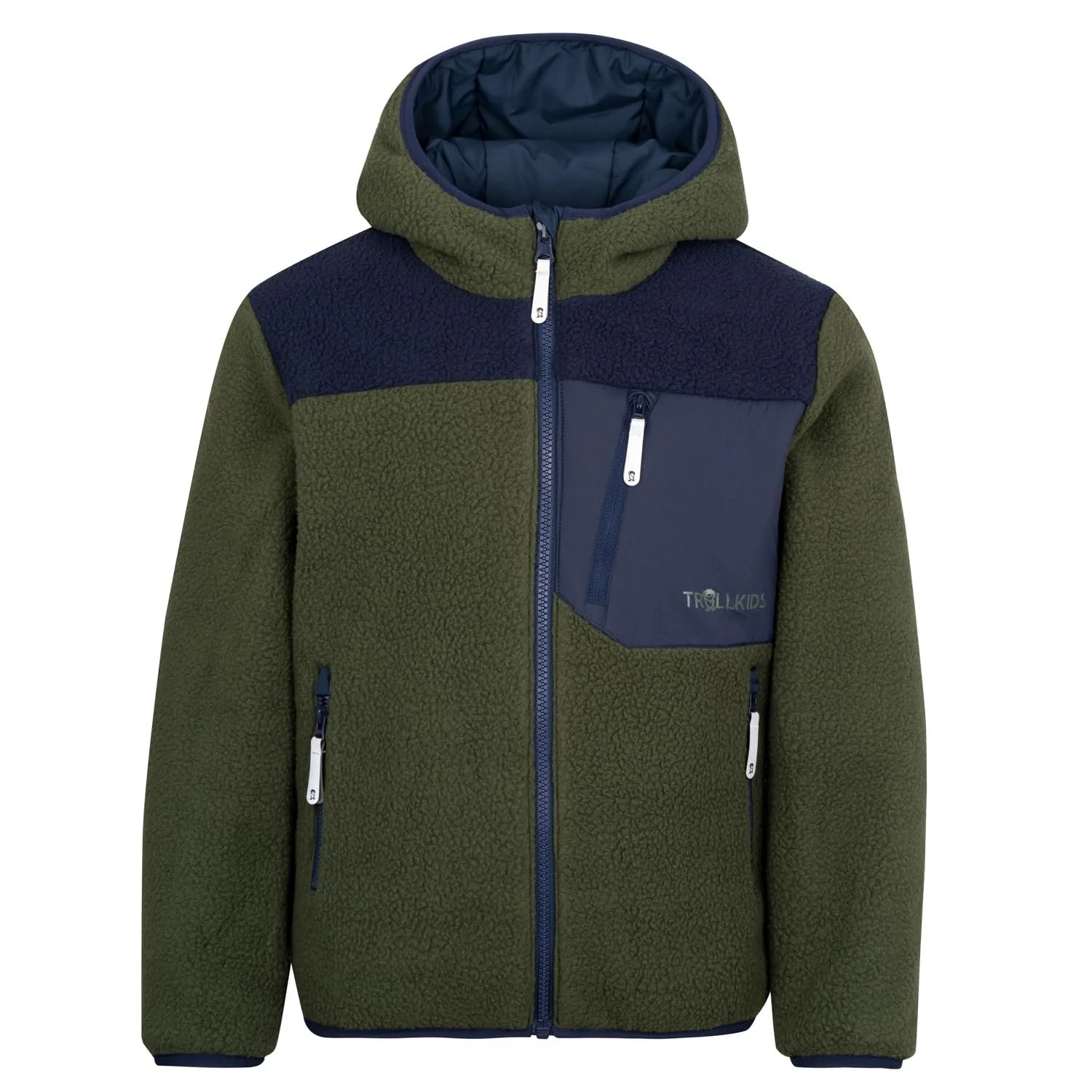 Ветрозащитная детская куртка на молнии Trollkids Sandvika с карманами на молнии, фото №5 Ветрозащитная детская куртка на молнии Trollkids Sandvika с карманами на молнии, фото №5