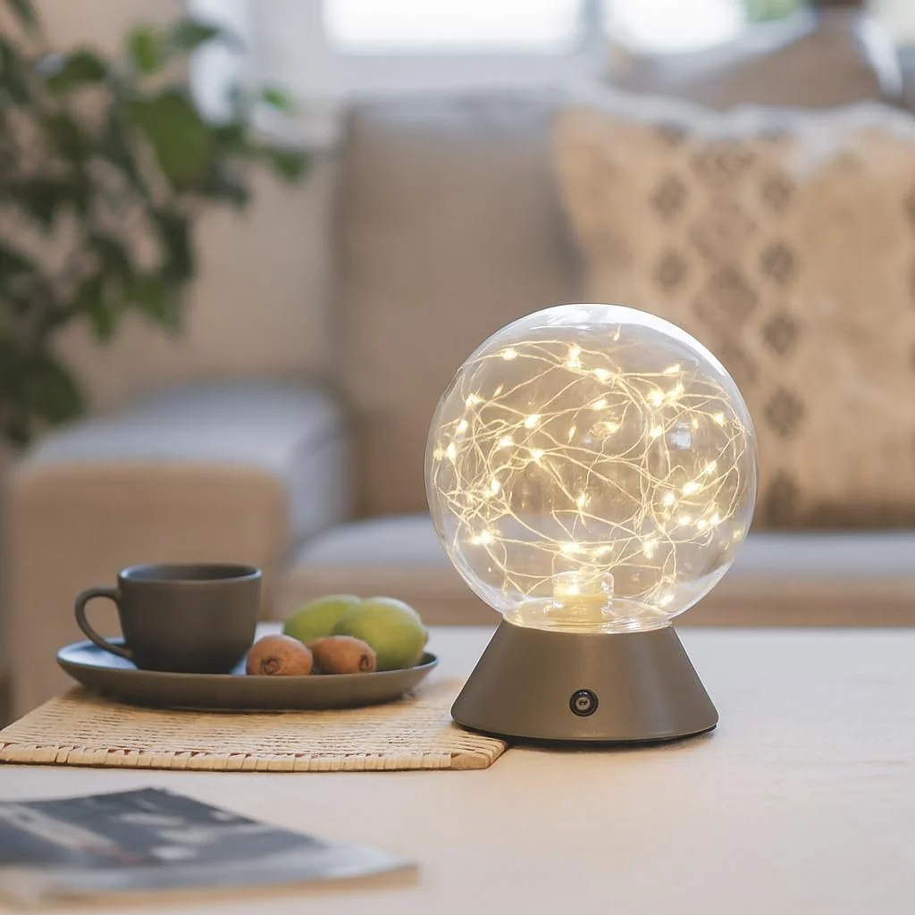 Настільна лампа Luxus Mila Touch LED Акумуляторна Dimmable Золотиста H19 x Ø15, фото №6