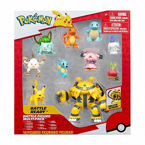 Боевые Фигурки Pokémon, Набор из 10 штук - Девять 5,1 см и Одна 11,4 см synthetic.ua - Фото 1
