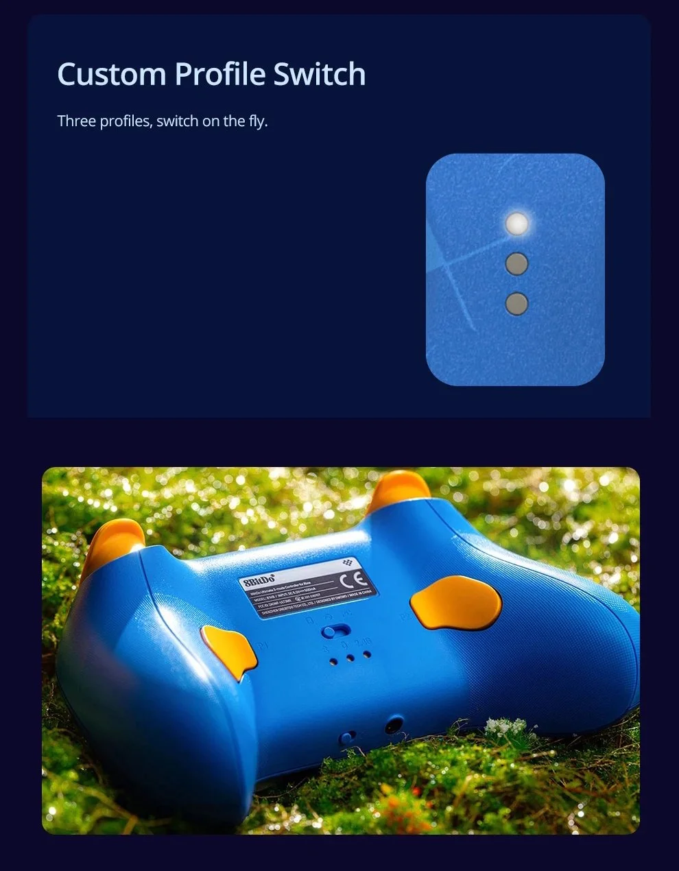 Геймпад 8Bitdo Ultimate 3 Rare 40th Anniversary Edition + Док-станция, фото №9