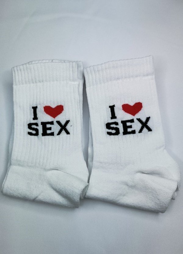 Мужские молодежные носки высокие демисезонные белые 39 - 44 размер, фото №1