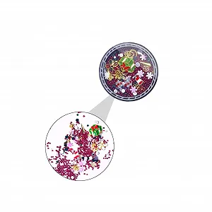 Украшения для ногтей POPETPOP 12 коробок Рождественские украшения Рождественское украшение из металлического сплава synthetic.ua - Фото 1