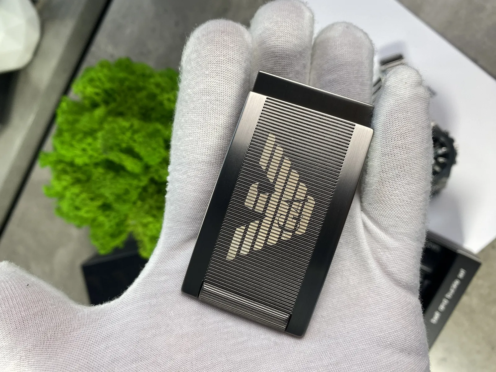 Подарочный набор с кожаным ремнем Giorgio Armani с двумя сменными пряжками Джорджио Армани, фото №9