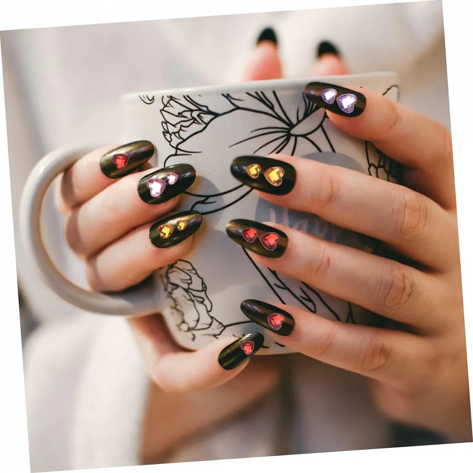 Прикраса для нігтів Healeved Серце S Підвіска, фото №5