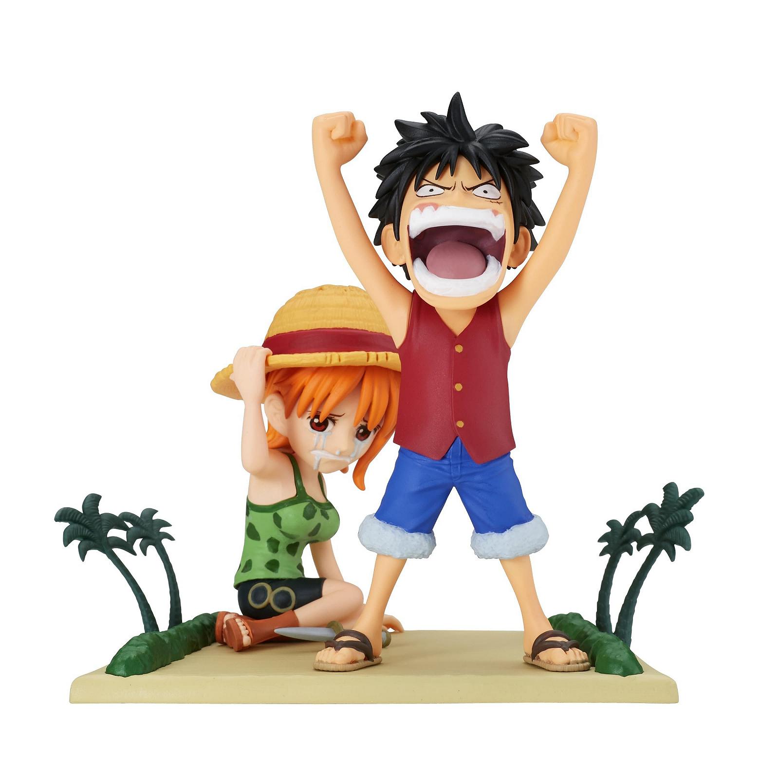 Фігурка Banpresto One Piece Monkey D. Luffy & Nami 7 см, різнокольорова, фото №1