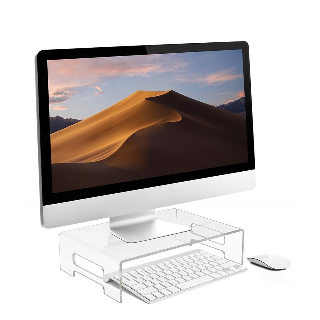 Підставка для ноутбука Ергономічна Стабільна Прозора водонепроникна для дому/офісу, фото №3