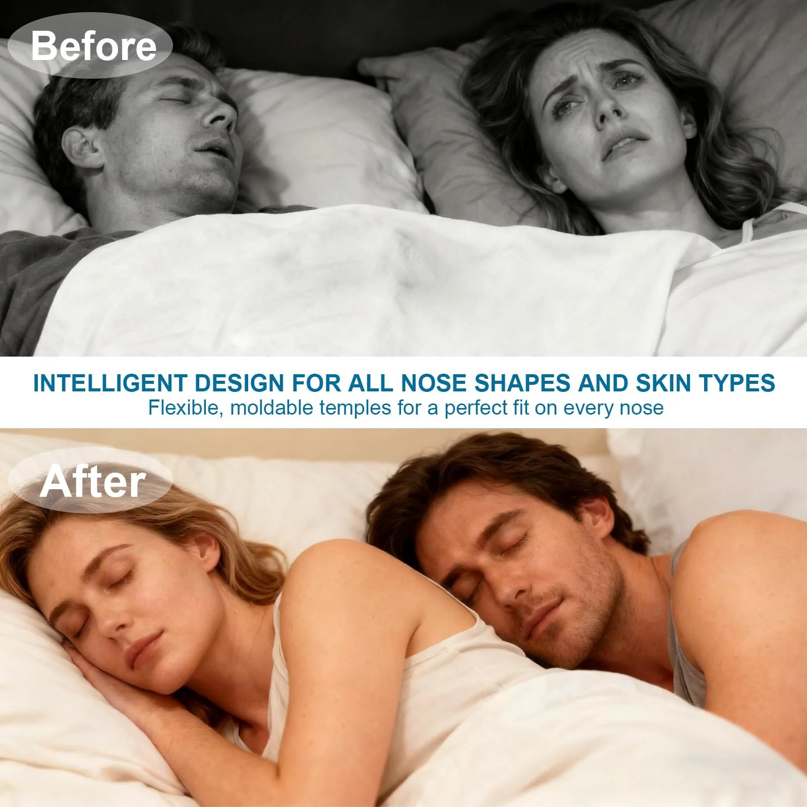 Пластирі для носа Магнітні 30 днів для покращення дихання, зменшення хропіння, фото №4