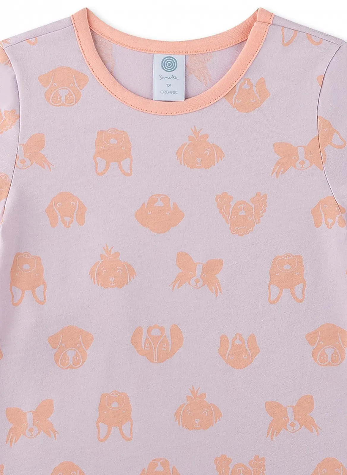 Комплект пижамы Sanetta для девочек, розовый, фото №3 Комплект пижамы Sanetta для девочек, розовый, фото №3