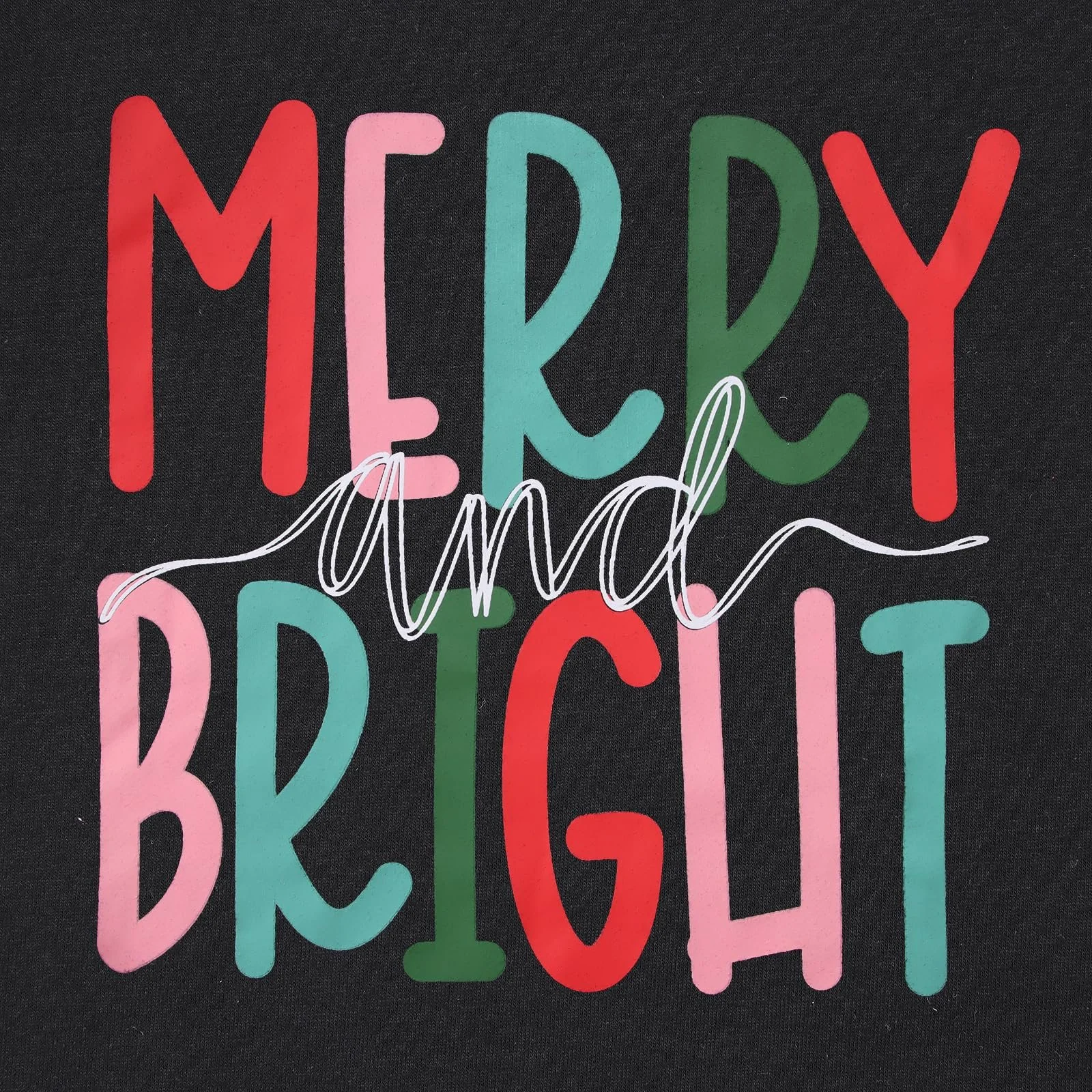 Джемпер C&M WODRO Рождественский для детей Merry Bright Printer Унисекс для мальчиков и девочек Хлопковый теплый пуловер с круглым вырезом и длинными рукавами Праздничный джемпер, фото №6