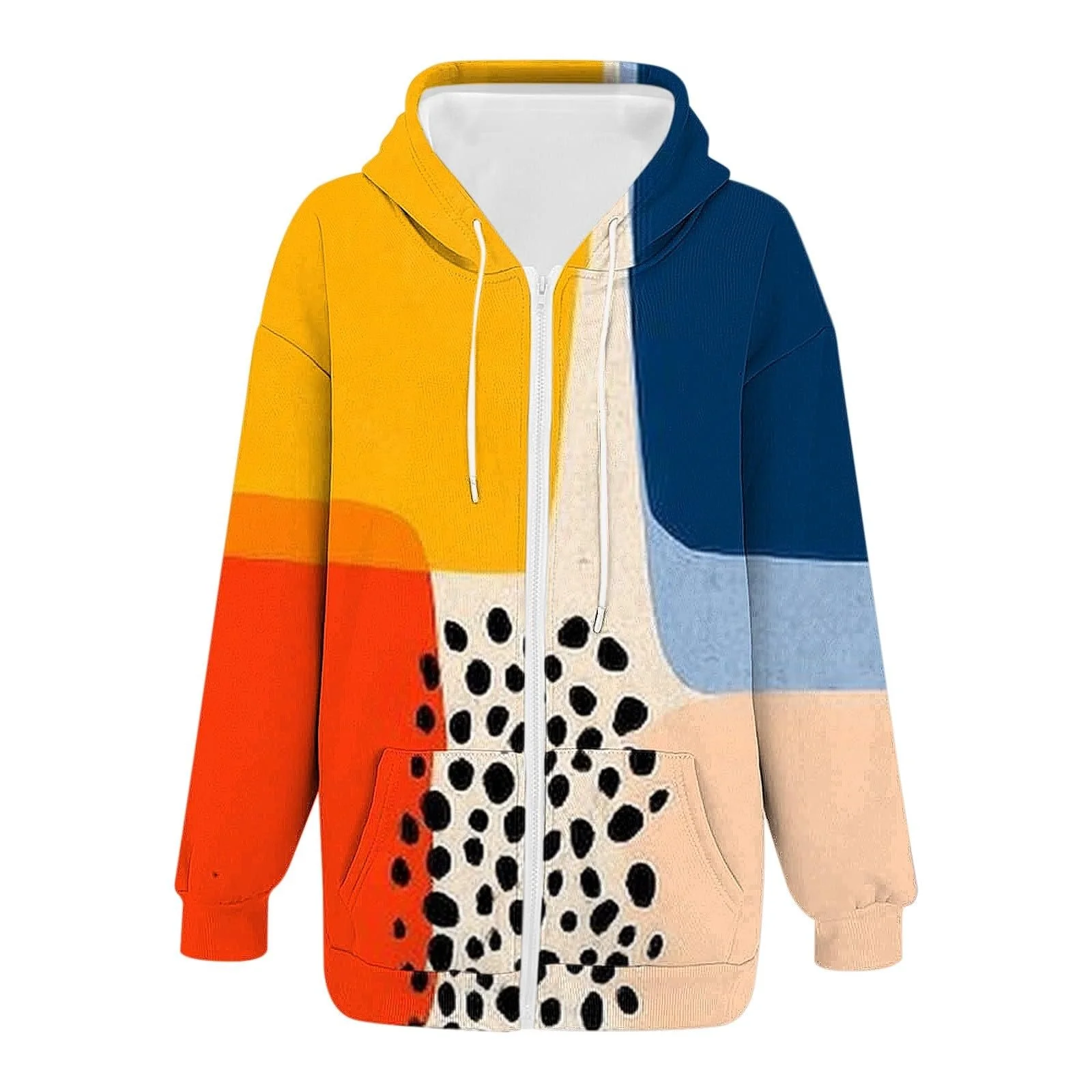 Худі Unilarinna Oversize Жіноча Толстовка На Блискавці, фото №4