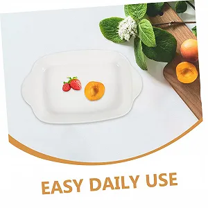 Форма для запікання GLEAVI керамічна з подвійними ручками для лазаньї піци та тортів synthetic.ua - Фото 1