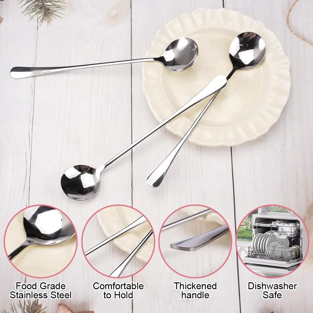 Набір з 12 довгих ложок, фото №3