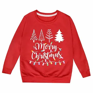 Generisch Повседневный модный детский свитшот с принтом букв, круглый вырез, длинные рукава для девочек synthetic.ua - Фото 1