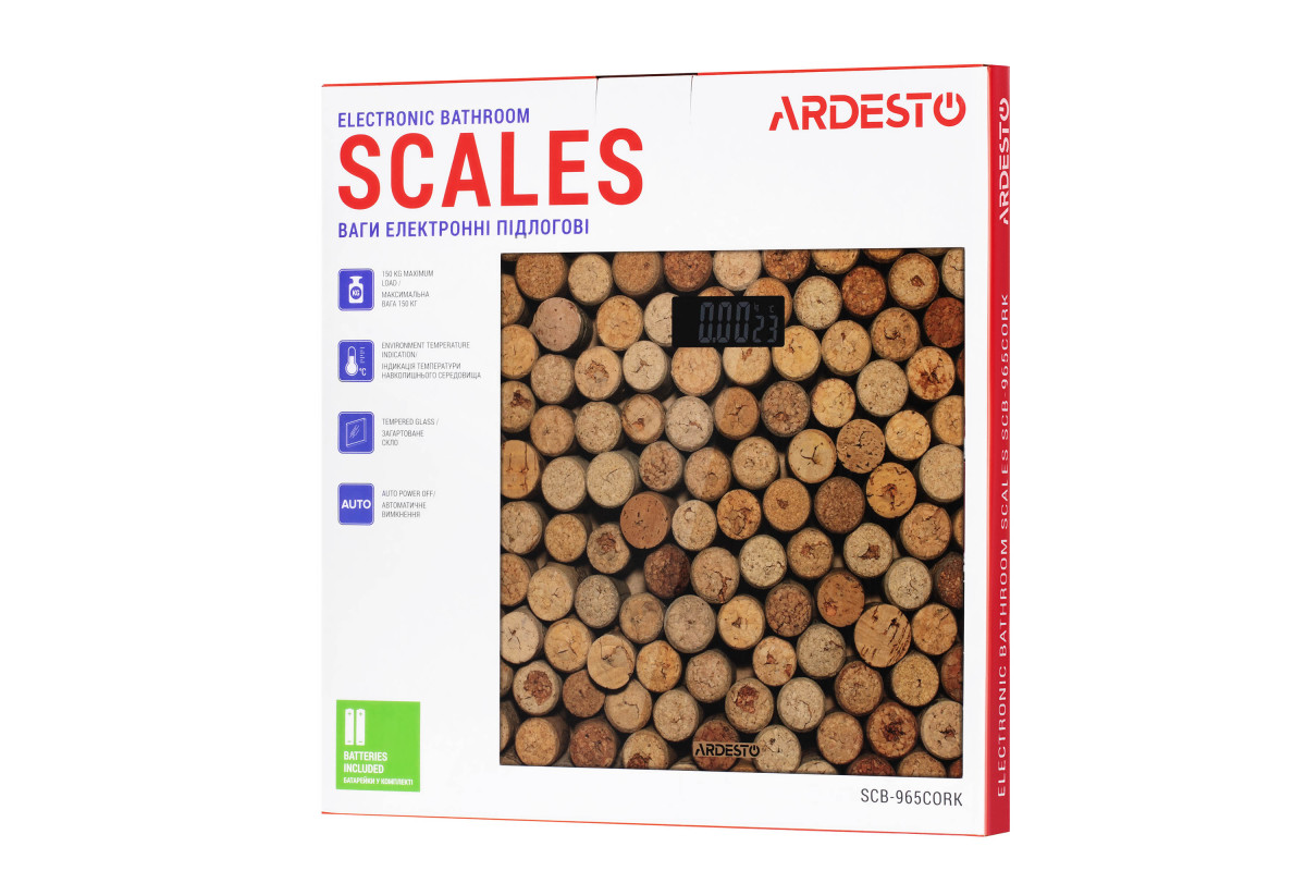 Весы напольные электронные Ardesto Cork SCB-965-CORK 150 кг, фото №6