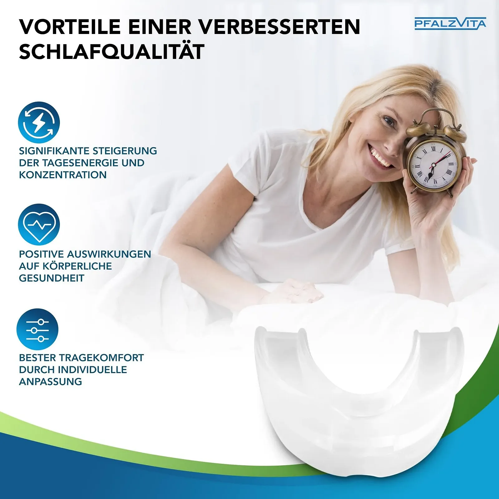 Капа от храпа PFALZVITA, для мужчин и женщин, ночная, фото №3