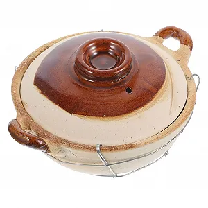 Купити Керамічна каструля Amosfun З ручкою 0,5 л Жаростійка З отвором для пари - Фото 1 Керамічна каструля Amosfun З ручкою 0,5 л Жаростійка З отвором для пари - Фото 1