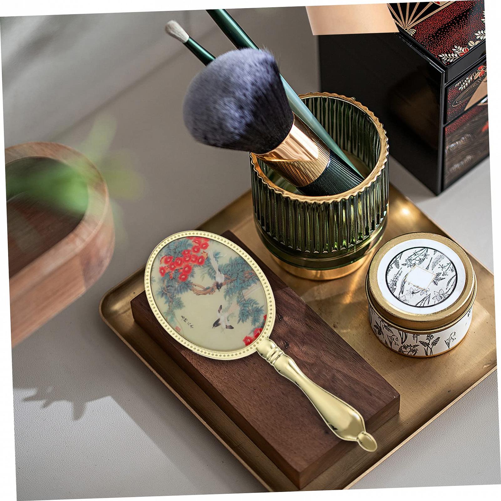 Дзеркало Angoily Portable Oval Mirror Vintage Zinc Alloy, фото №7 Дзеркало Angoily Portable Oval Mirror Vintage Zinc Alloy, фото №7