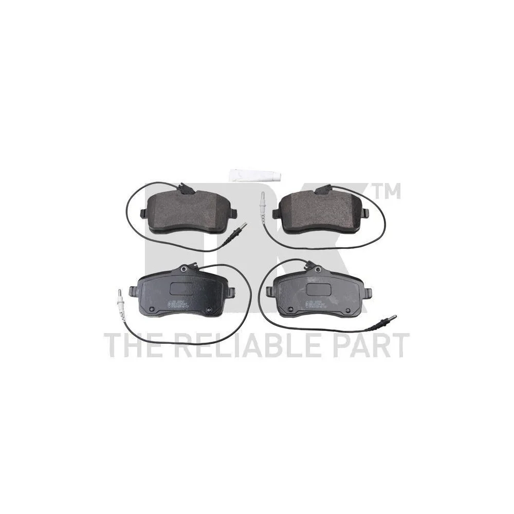 Комплект тормозных колодок, дисковый тормоз NK 223743 для PEUGEOT передняя ось, фото №1 Комплект тормозных колодок, дисковый тормоз NK 223743 для PEUGEOT передняя ось, фото №1