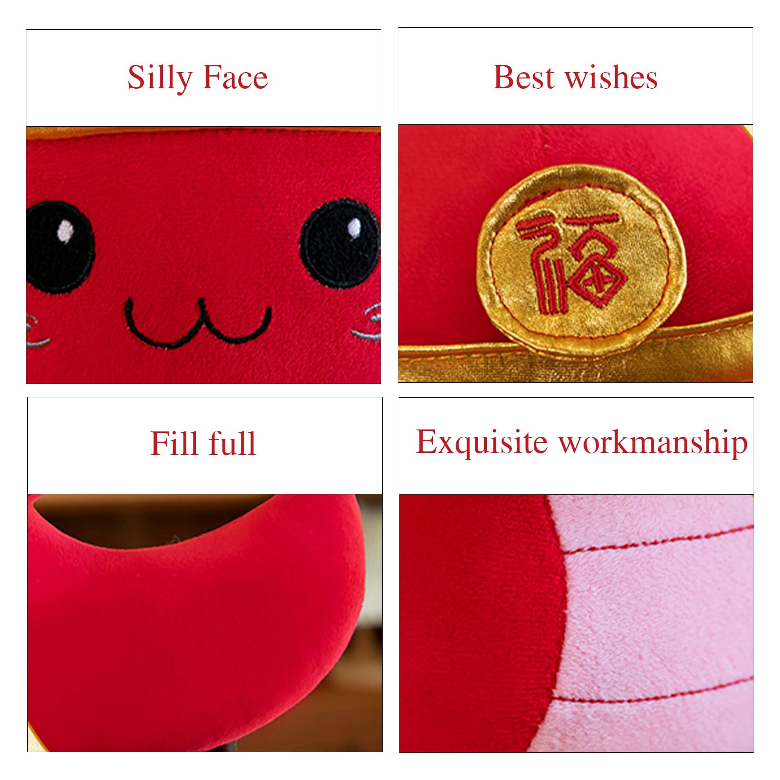 Плюшевая игрушка Змея 2025 Год Змеи Талисман 25 см Красный, фото №3 Плюшевая игрушка Змея 2025 Год Змеи Талисман 25 см Красный, фото №3