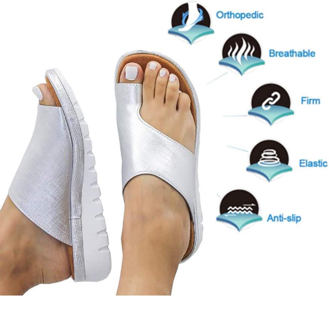 Шлепанцы CrEev Кожаные Женские, фото №2