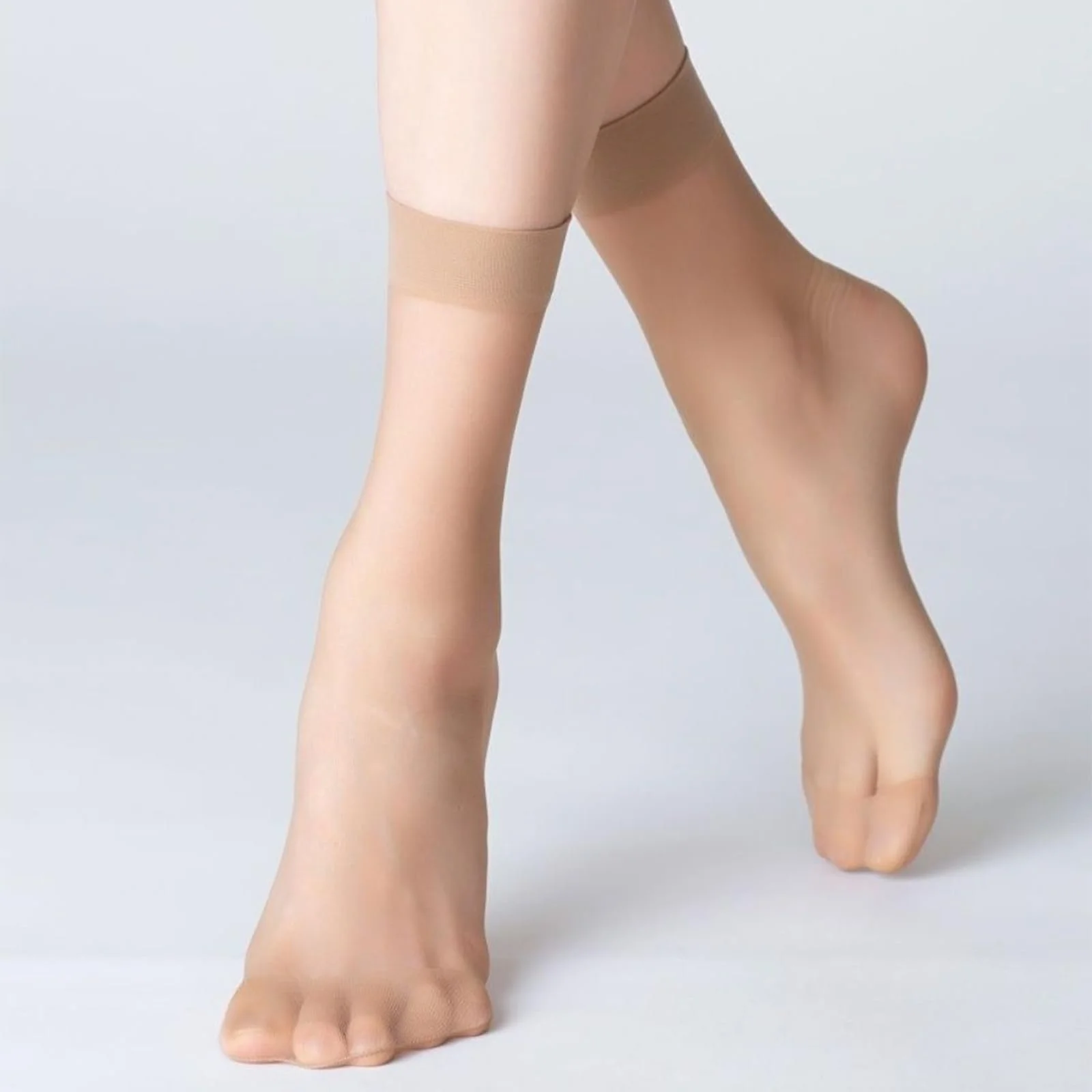 12 пар прозорих жіночих нейлонових тонких шкарпеток, фото №7 12 пар прозорих жіночих нейлонових тонких шкарпеток, фото №7