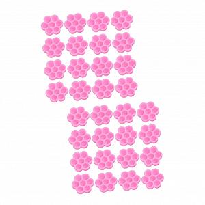 Держатель для клея для ресниц Angoily Набор 600 цветочных чашек - Фото 1