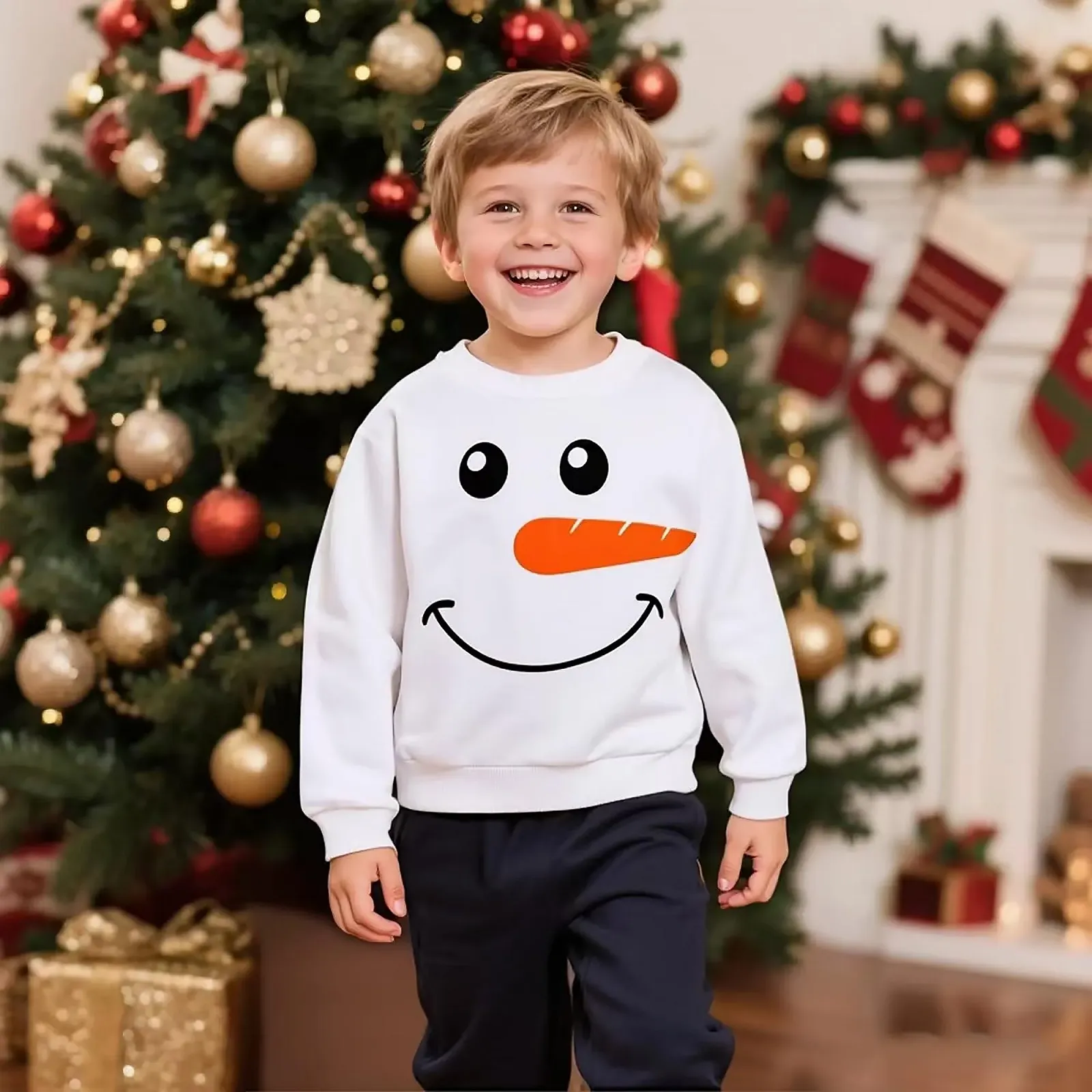 Різдвяний світшот TCWWBB для хлопчиків та дівчаток,, фото №4