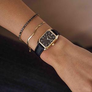 Часы женские BURKER Isabell прямоугольные аналоговые кварцевые наручные часы водонепроницаемые 3 ATM нержавеющая сталь - 28 мм synthetic.ua - Фото 1