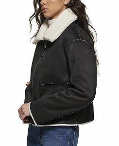 Жіноча Куртка DKNY зі штучним хутряним коміром synthetic.ua - Фото 1