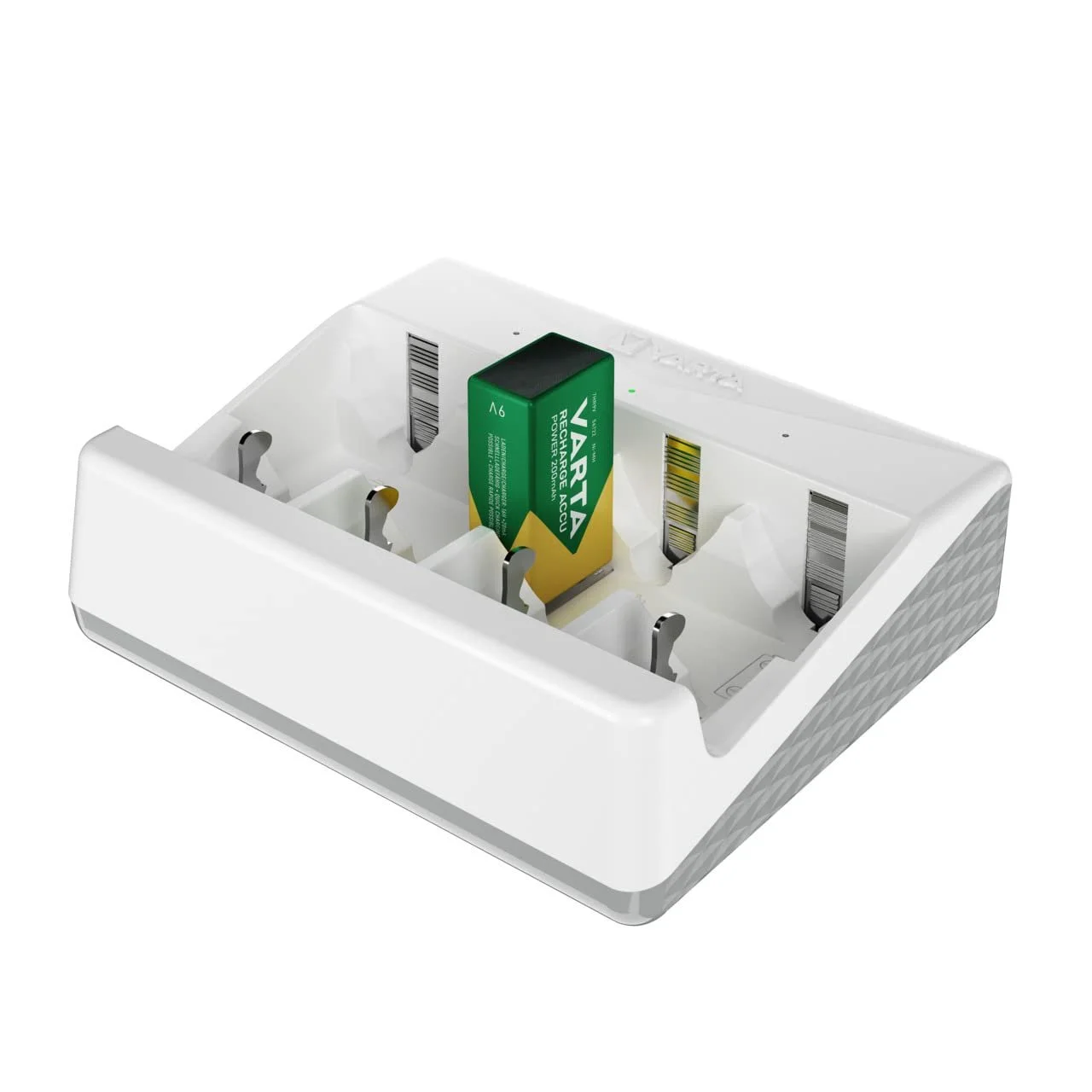Зарядний пристрій VARTA для акумуляторів, заряджає 2 або 4 AA, AAA, C, D або 1 x 9 V одночасно, без акумуляторів, фото №6