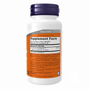 L-Carnitine 250mg 60 vcaps synthetic.ua - Фото 1