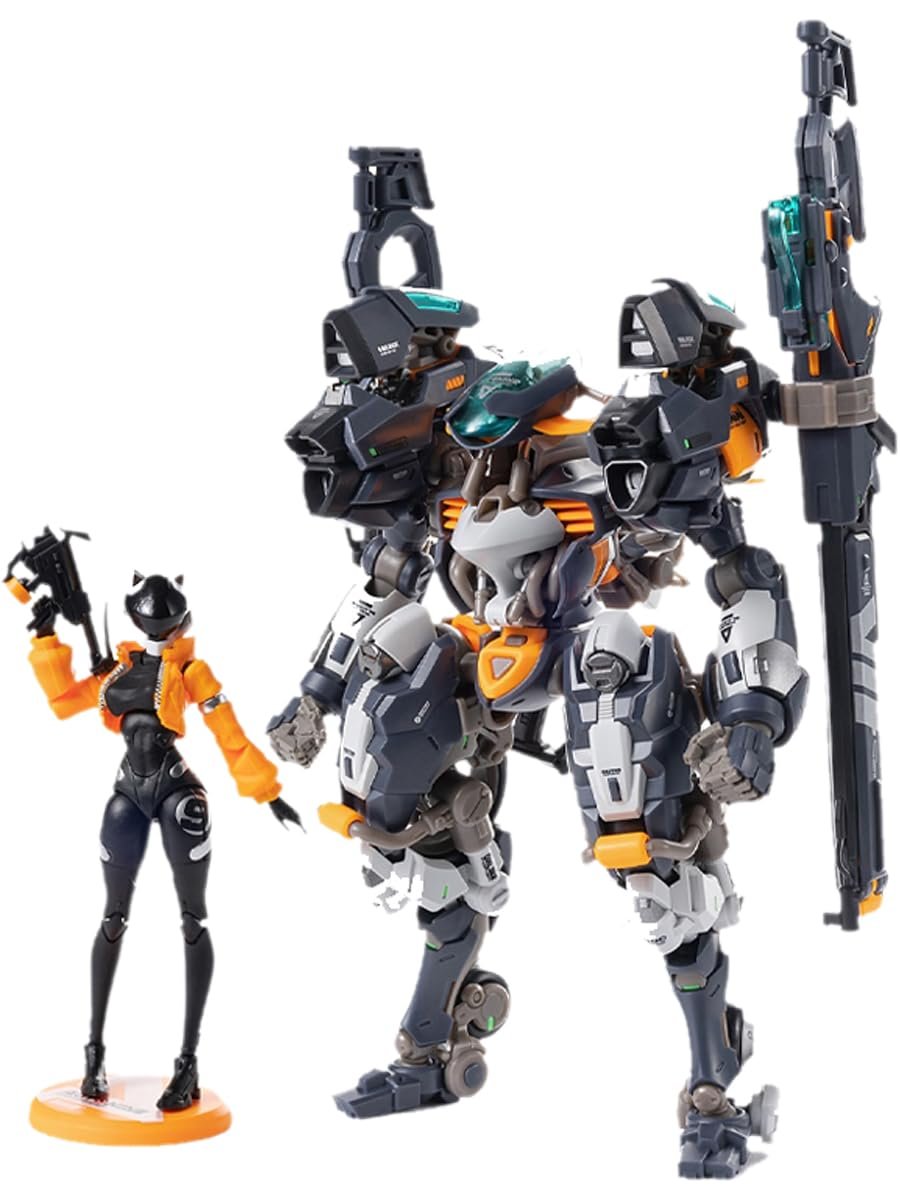 Фігурка HiPlay Earnestcore Craft A.T.K Girl RB-14 Dian Ji та No. 9 Mecha 14 см, фото №1
