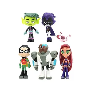 Купить Набор игровых фигурок Teen Titans Go, 6 шт, 2-6 см - Фото 1 Набор игровых фигурок Teen Titans Go, 6 шт, 2-6 см - Фото 1