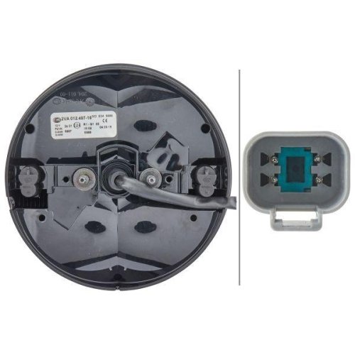 Задний фонарь HELLA 2VA 012 497-161 для KRONE, левый, правый, фото №2 Задний фонарь HELLA 2VA 012 497-161 для KRONE, левый, правый, фото №2