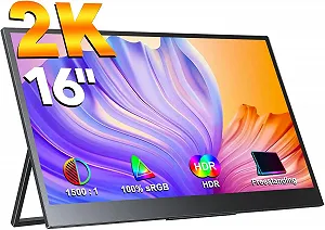 Монітор портативний 16" UPERFECT 2K IPS 60 Гц - Фото 1