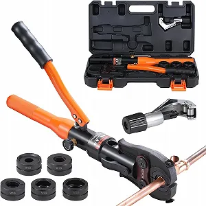 Купити Гідравлічний обтискний інструмент VEVOR SD-1940-4 з швидкозмінними губками V12, V15, V18, V22, V28 Оранжевий-Чорний - Фото 1 Гідравлічний обтискний інструмент VEVOR SD-1940-4 з швидкозмінними губками V12, V15, V18, V22, V28 Оранжевий-Чорний - Фото 1