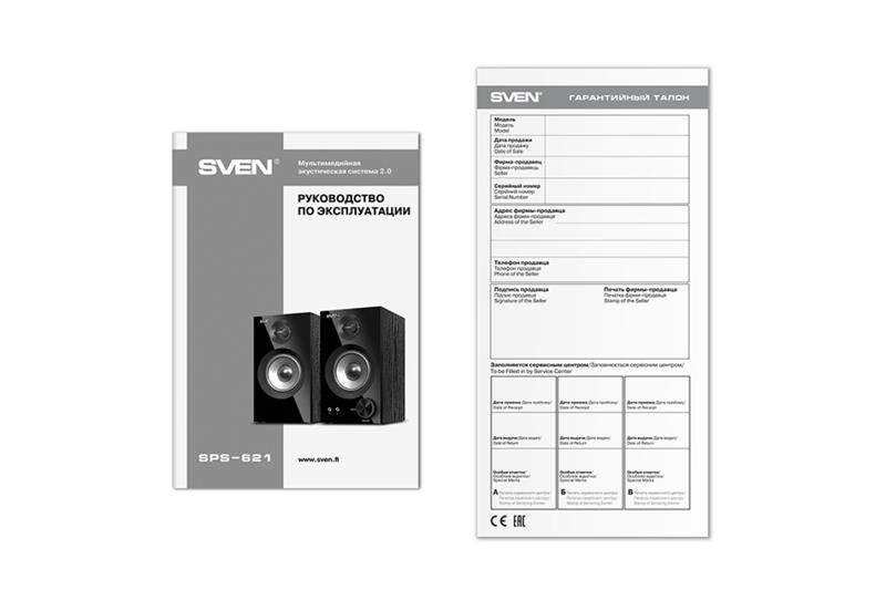Акустическая система Sven SPS-621 black, фото №5 Акустическая система Sven SPS-621 black, фото №5