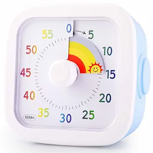 Визуальный таймер GeeRic 60-минутный обратный отсчет Pomodoro Бесшумный - Фото 1