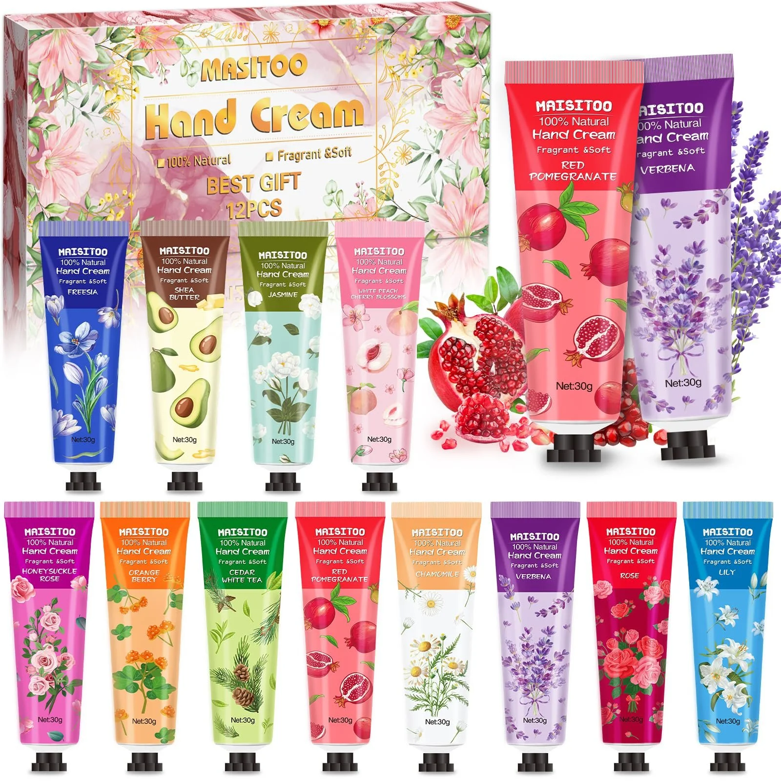 Набір кремів для рук 12 шт Міні крем для рук, фото №1