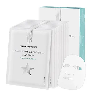 Маска для лица THANKYOU FARMER Saccharomy Brightening Star (10 шт.) - Фото 1