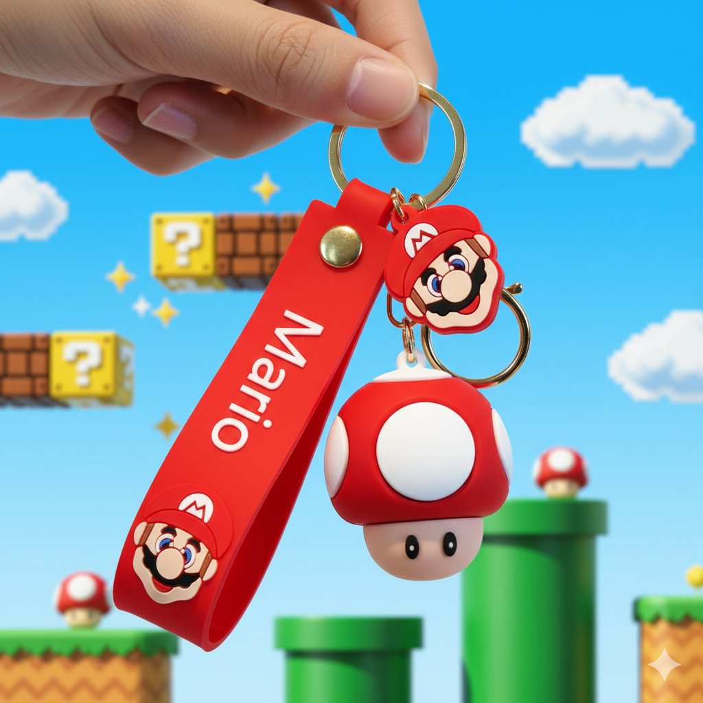 Брелок Супер Маріо Super Mario Супергриб Super Mushroom Тоад Toad дитячий брелок на рюкзак, ключі 4,5 см, фото №1 Брелок Супер Маріо Super Mario Супергриб Super Mushroom Тоад Toad дитячий брелок на рюкзак, ключі 4,5 см, фото №1