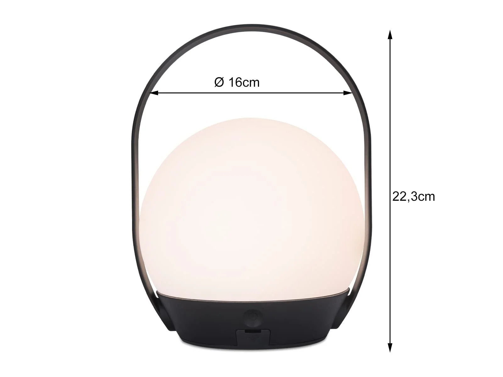 Настільна лампа Cardi LED Smart Home Bluetooth USB Чорний Білий, фото №5