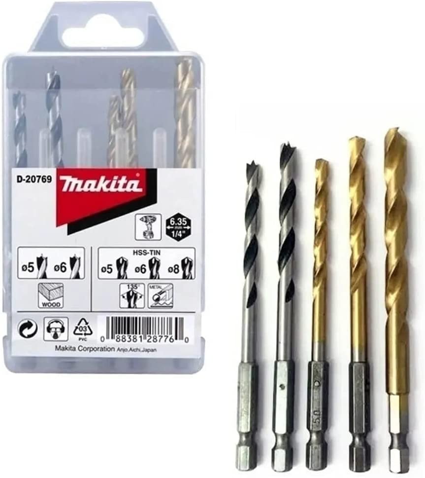 Набор свёрел Makita D-20769 5 шт, фото №1