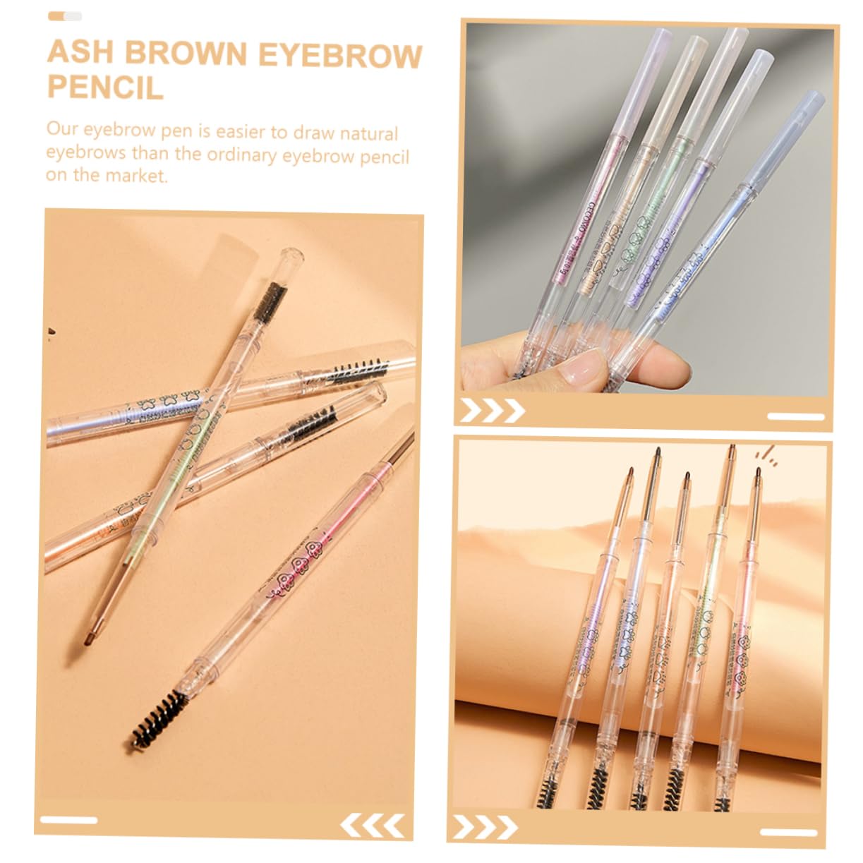 Карандаш ABOOFAN Medium Brown для бровей Ash Brown, фото №2 Карандаш ABOOFAN Medium Brown для бровей Ash Brown, фото №2